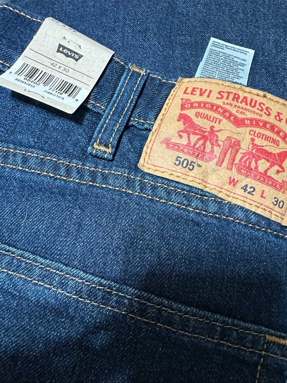 Levi's 505 Men's Jeans - Indigo Blue